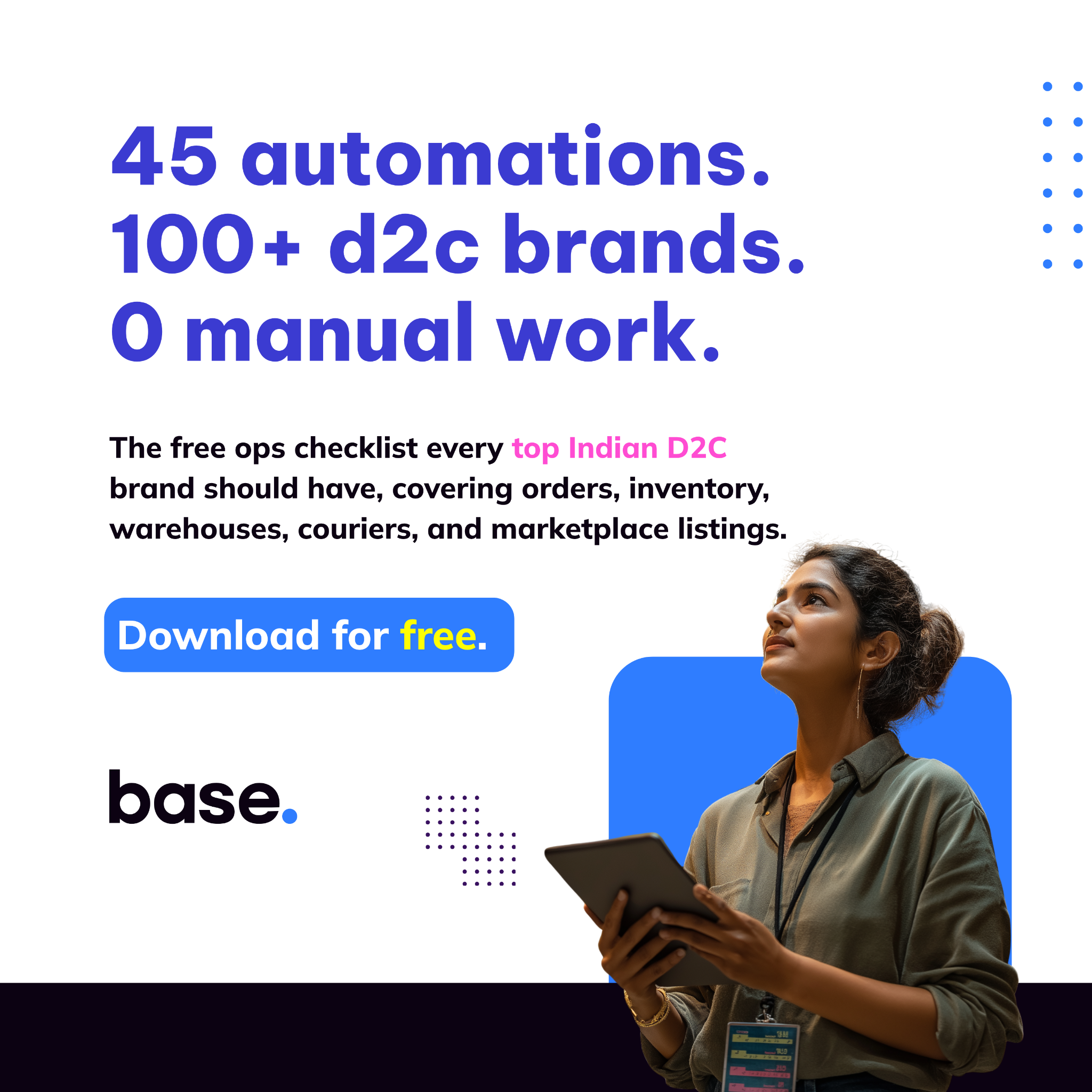 Base.com India Facebook ad