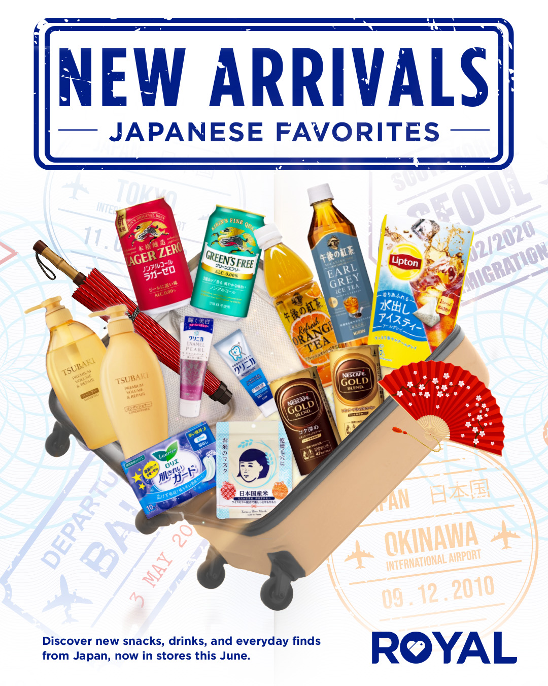 Royal Duty Free Shops Facebook ad: No passport needed.