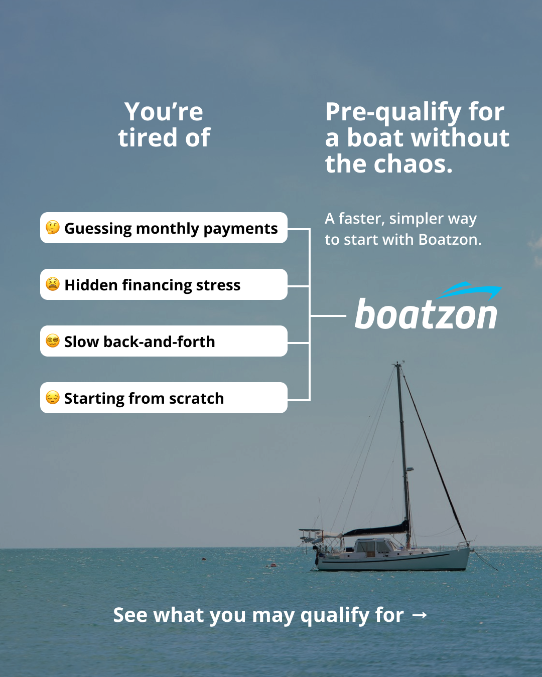Boatzon Facebook ad