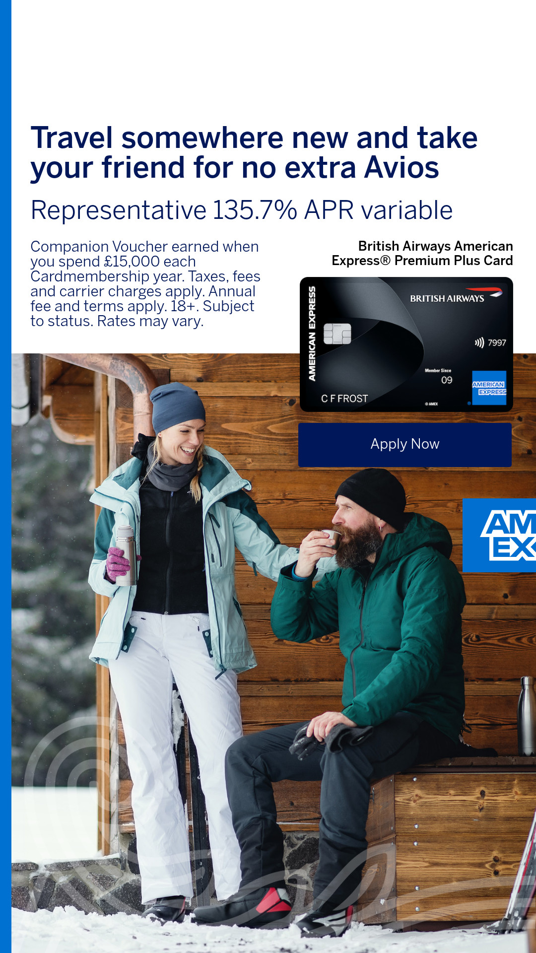 American Express Facebook ad