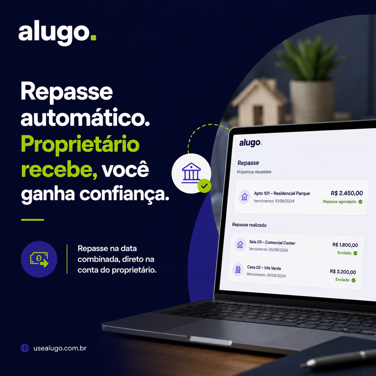 Alugo Facebook ad