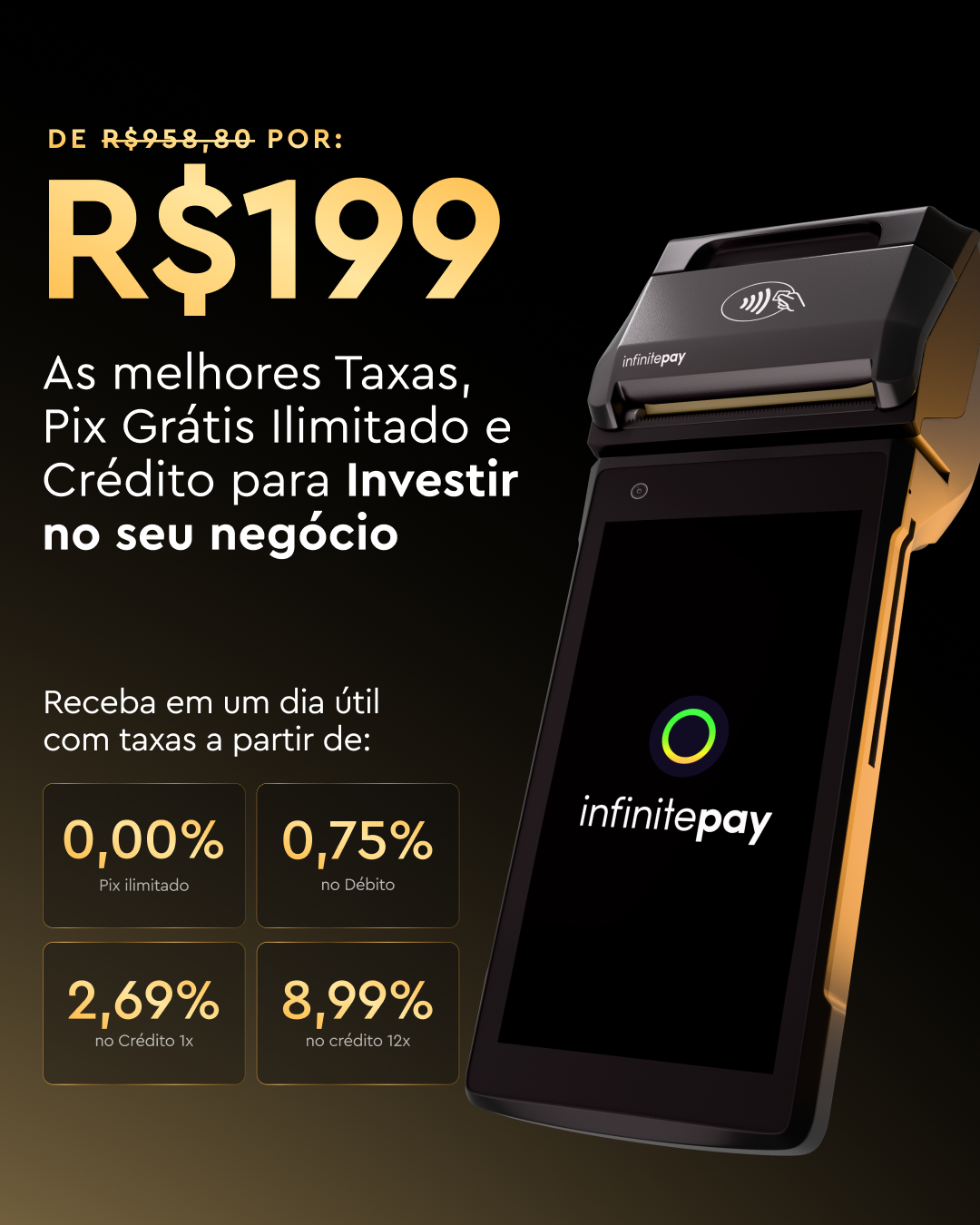 InfinitePay Facebook ad