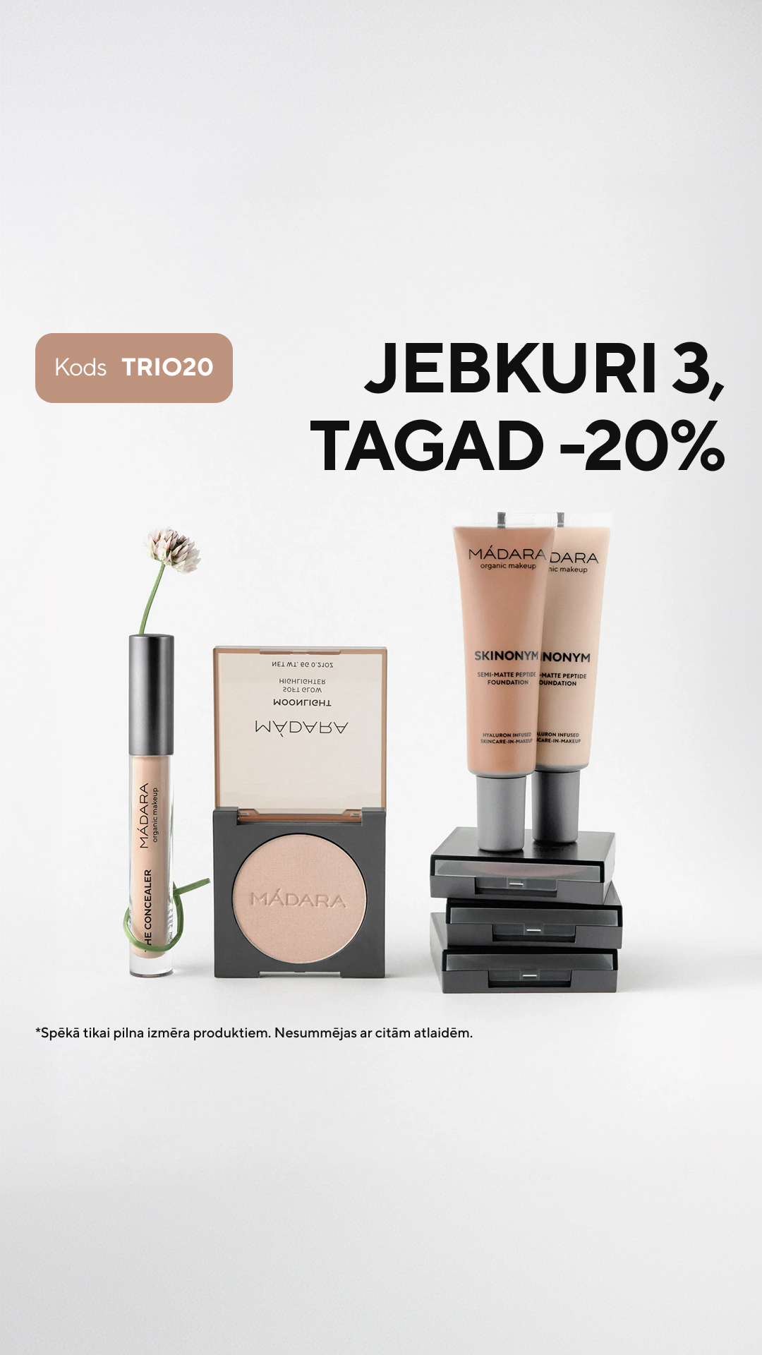 Mádara Organic Skincare Facebook ad