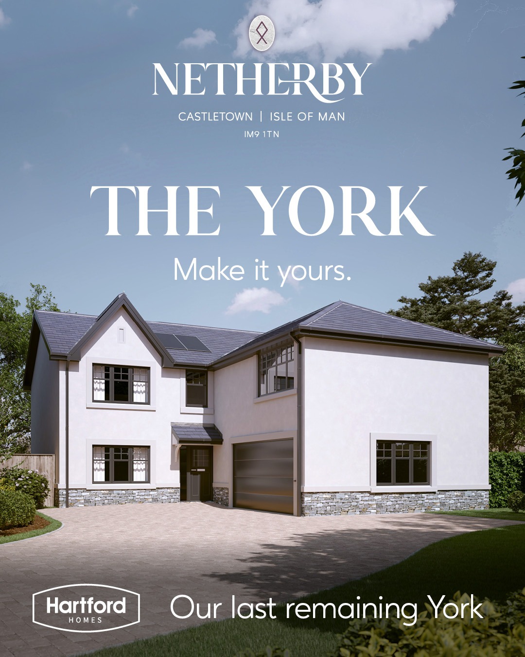 Hartford Homes Facebook ad: The final York is now available.
