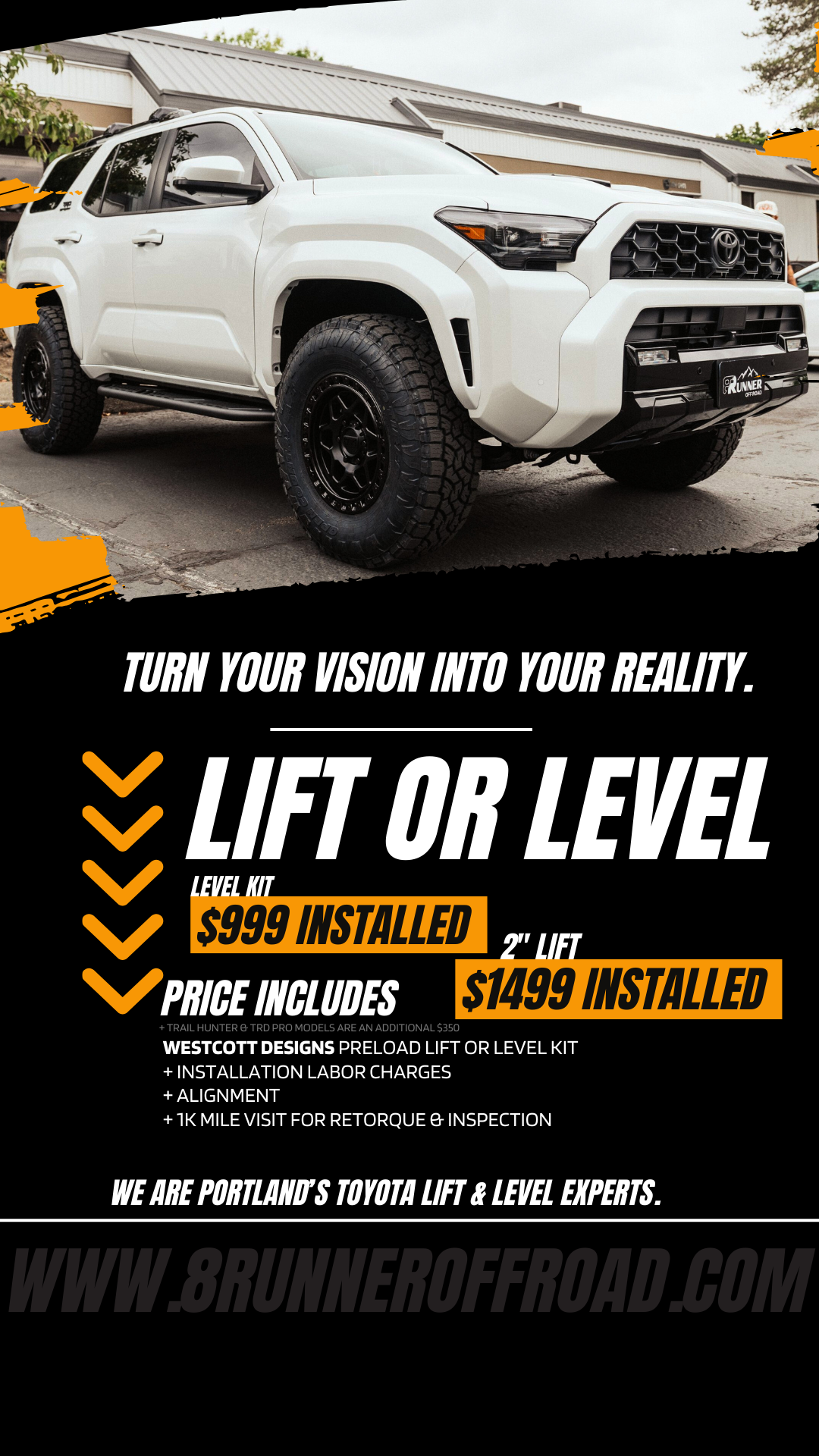 8Runner Off-Road & Overland Outfitters Facebook ad from Dec 22, 2025