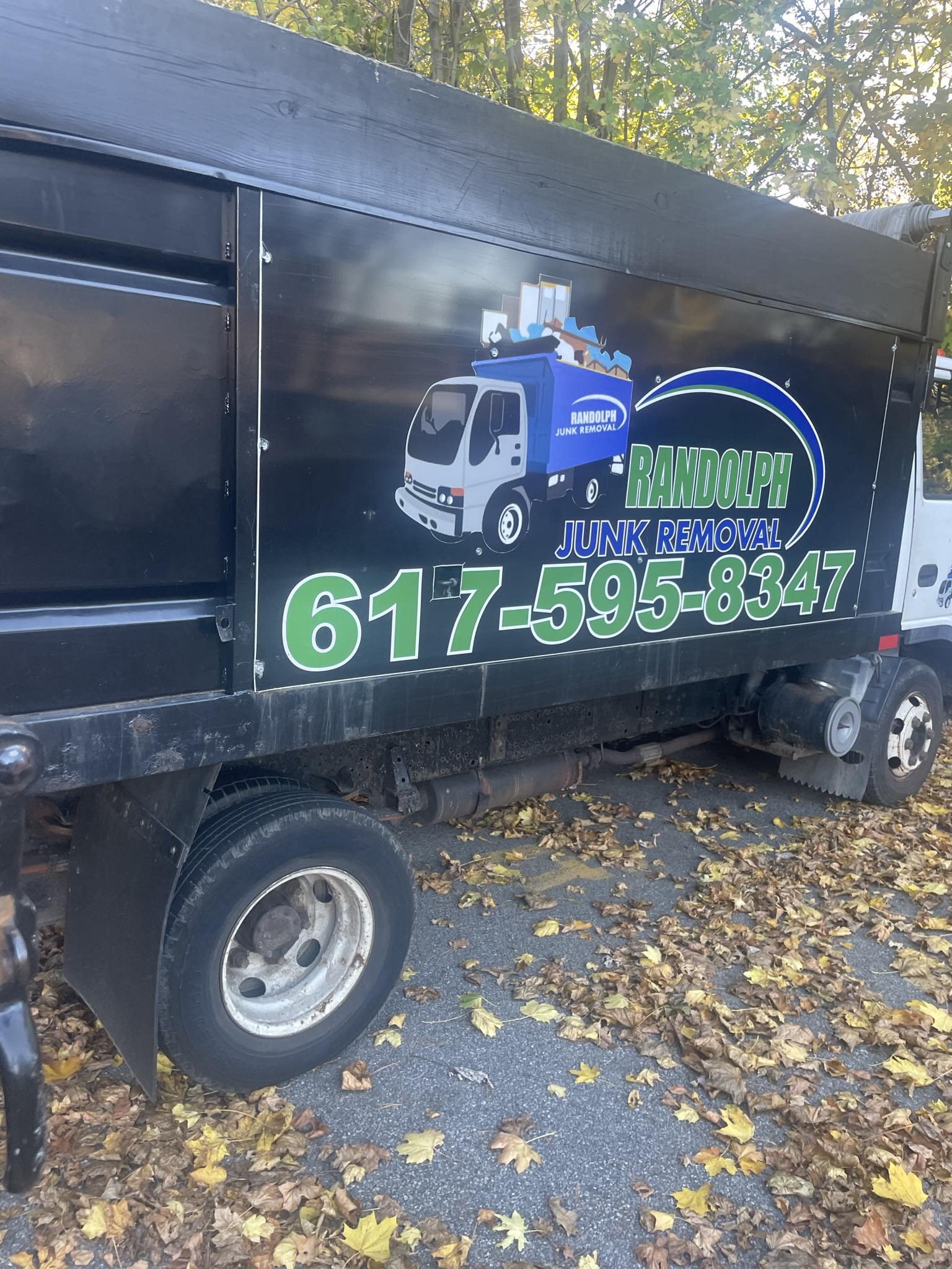 Randolph Junk Removal Facebook ad: Junk/ Mattress Removal, Fast & Affordable