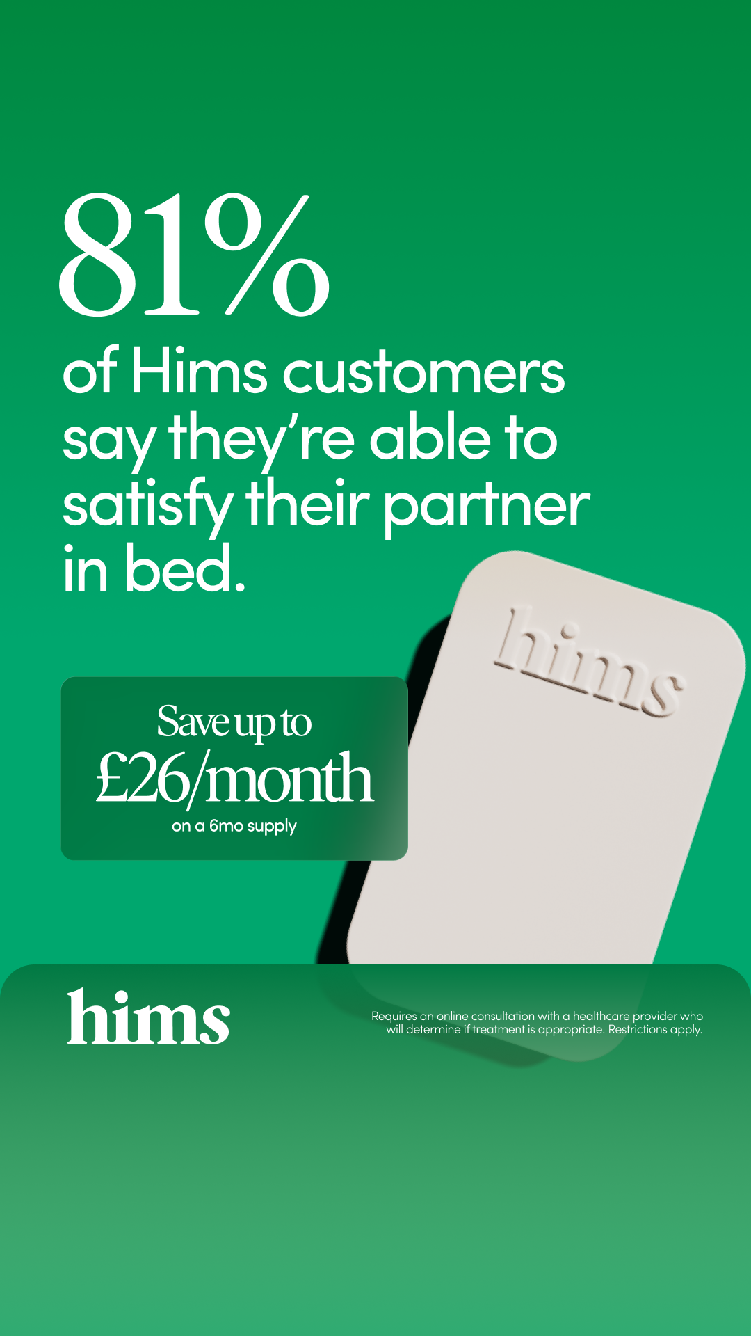 hims Facebook ad
