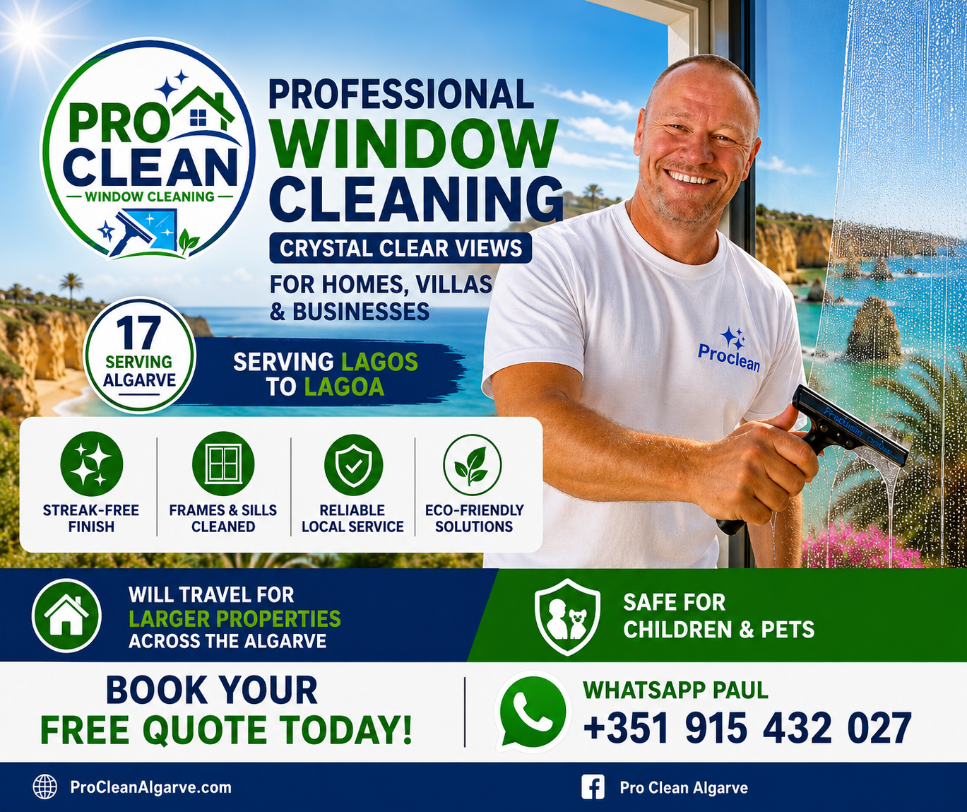 PRO CLEAN Algarve  Facebook ad