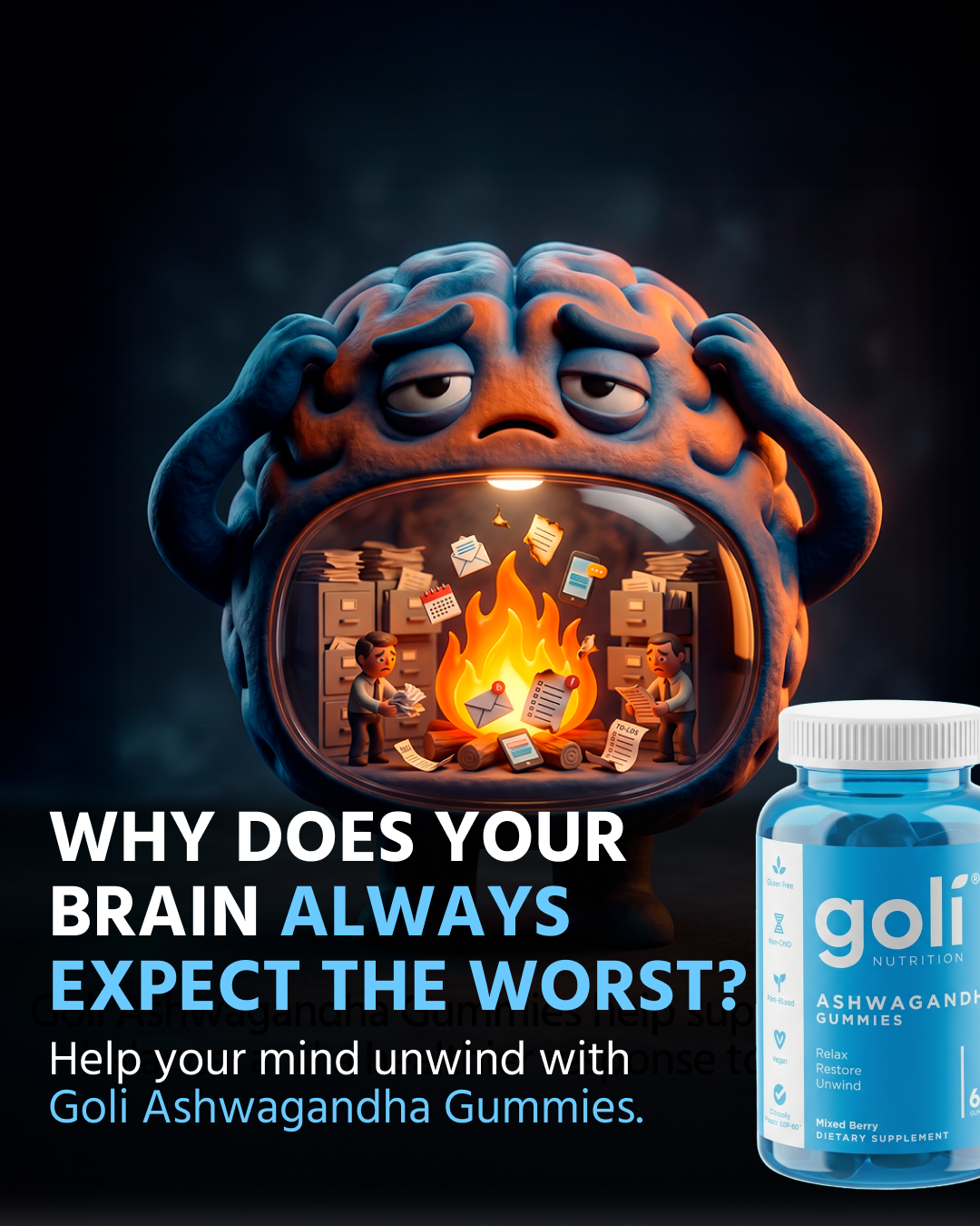 Goli Facebook ad: Done Saying I’m Fine?