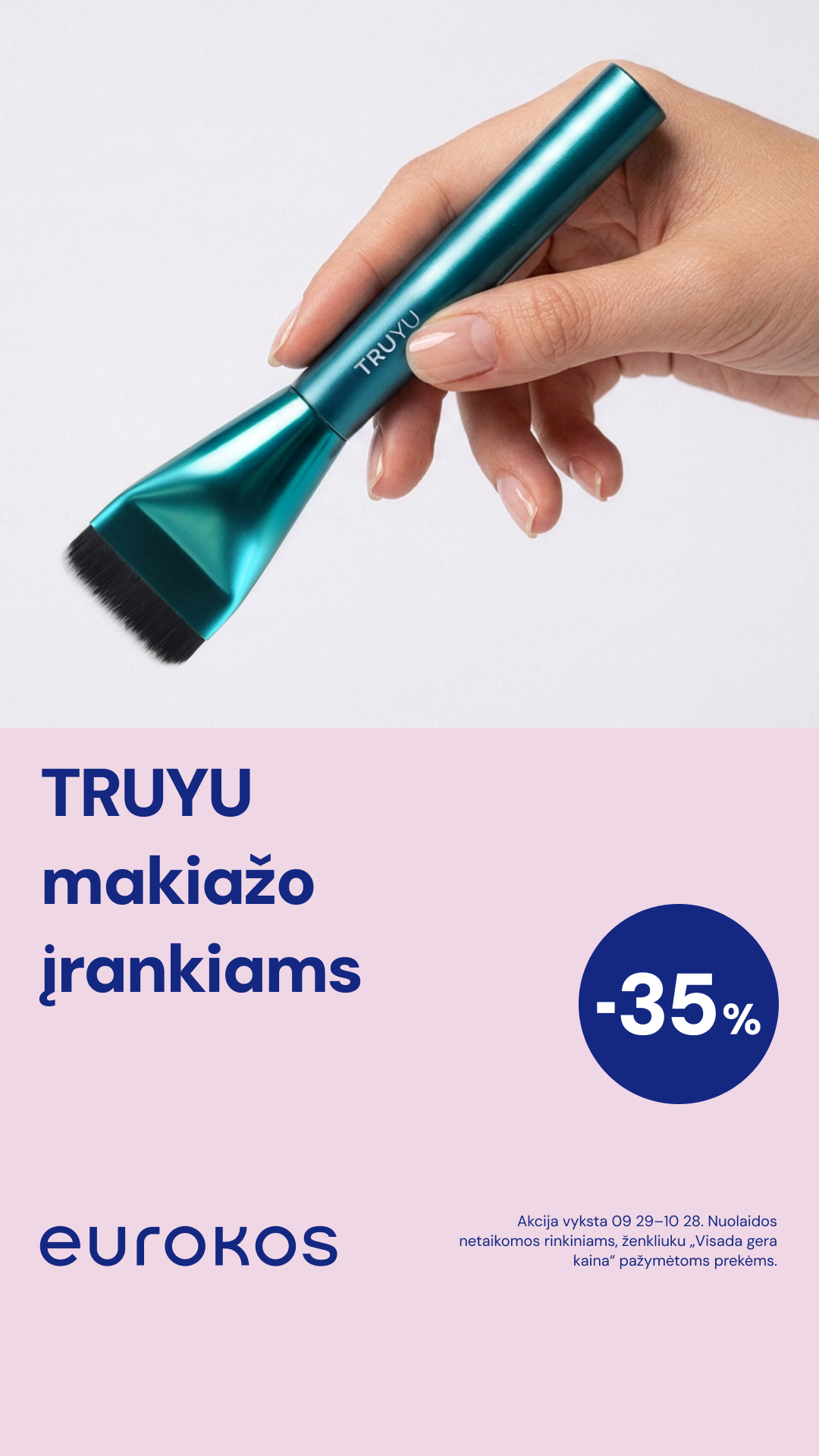 EUROKOS Facebook ad: TRUYU įrankiams -35%