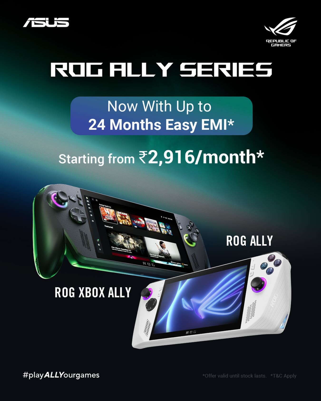 ASUS Republic of Gamers Facebook ad