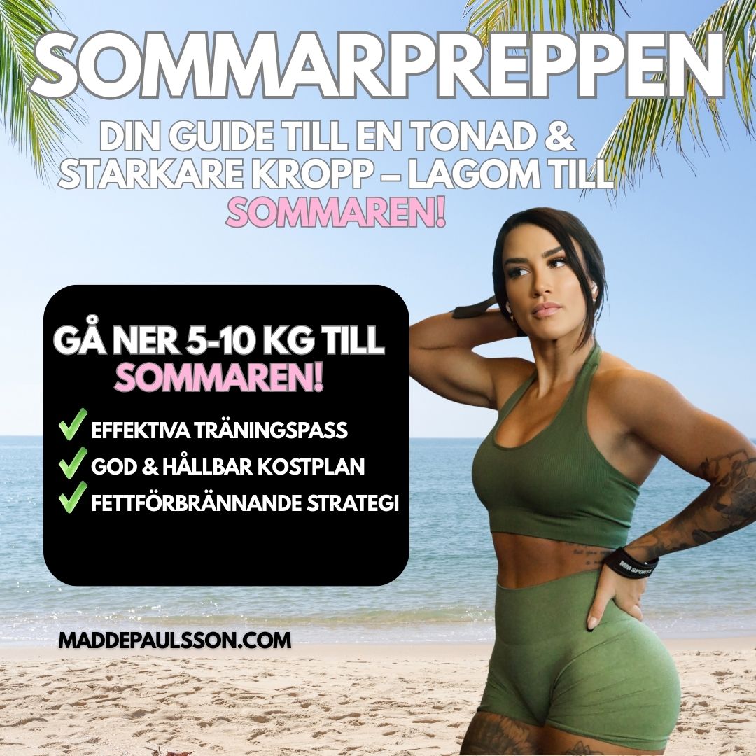 Madde Paulsson OnlineCoach Facebook ad