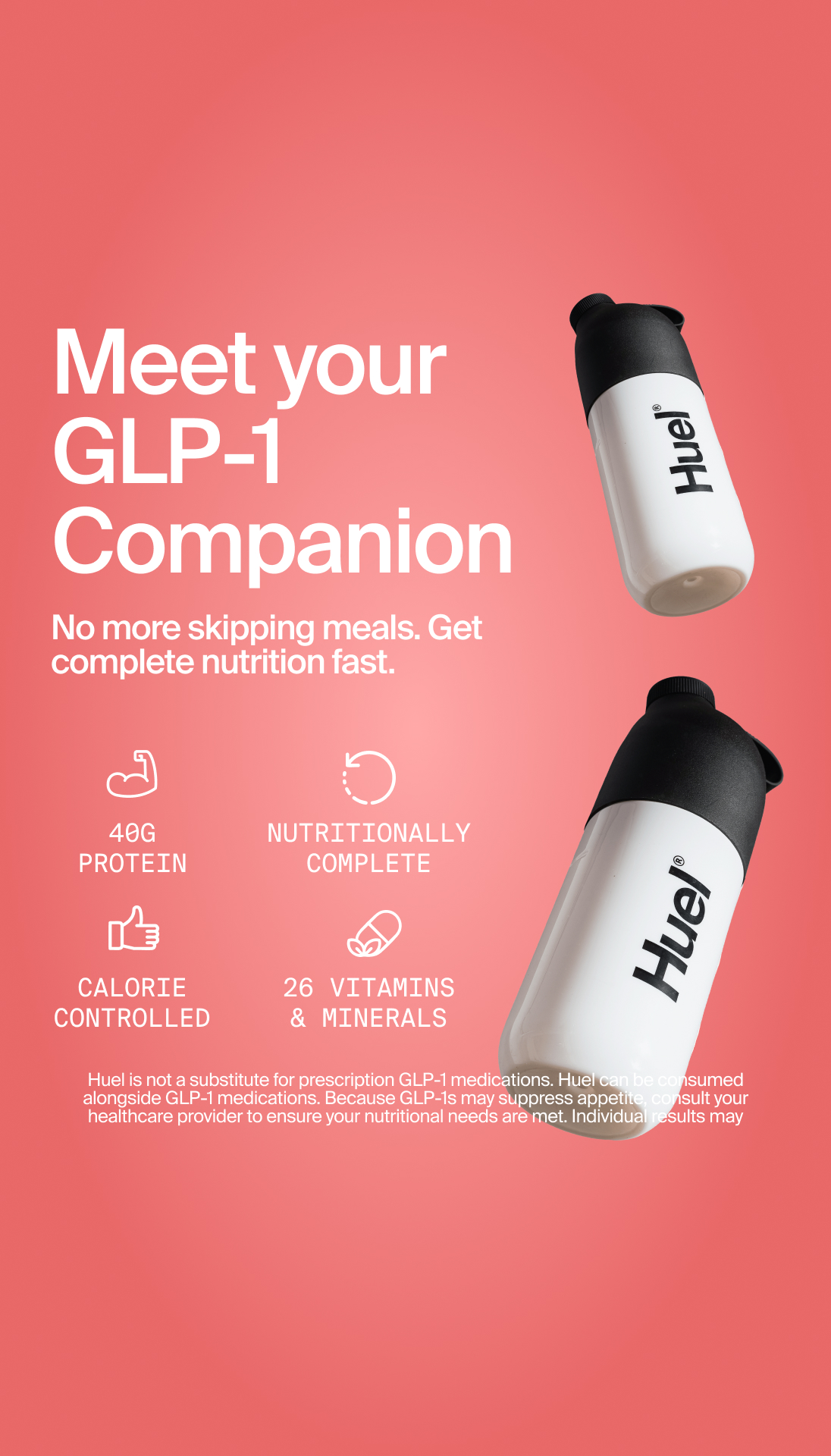 Huel Facebook ad