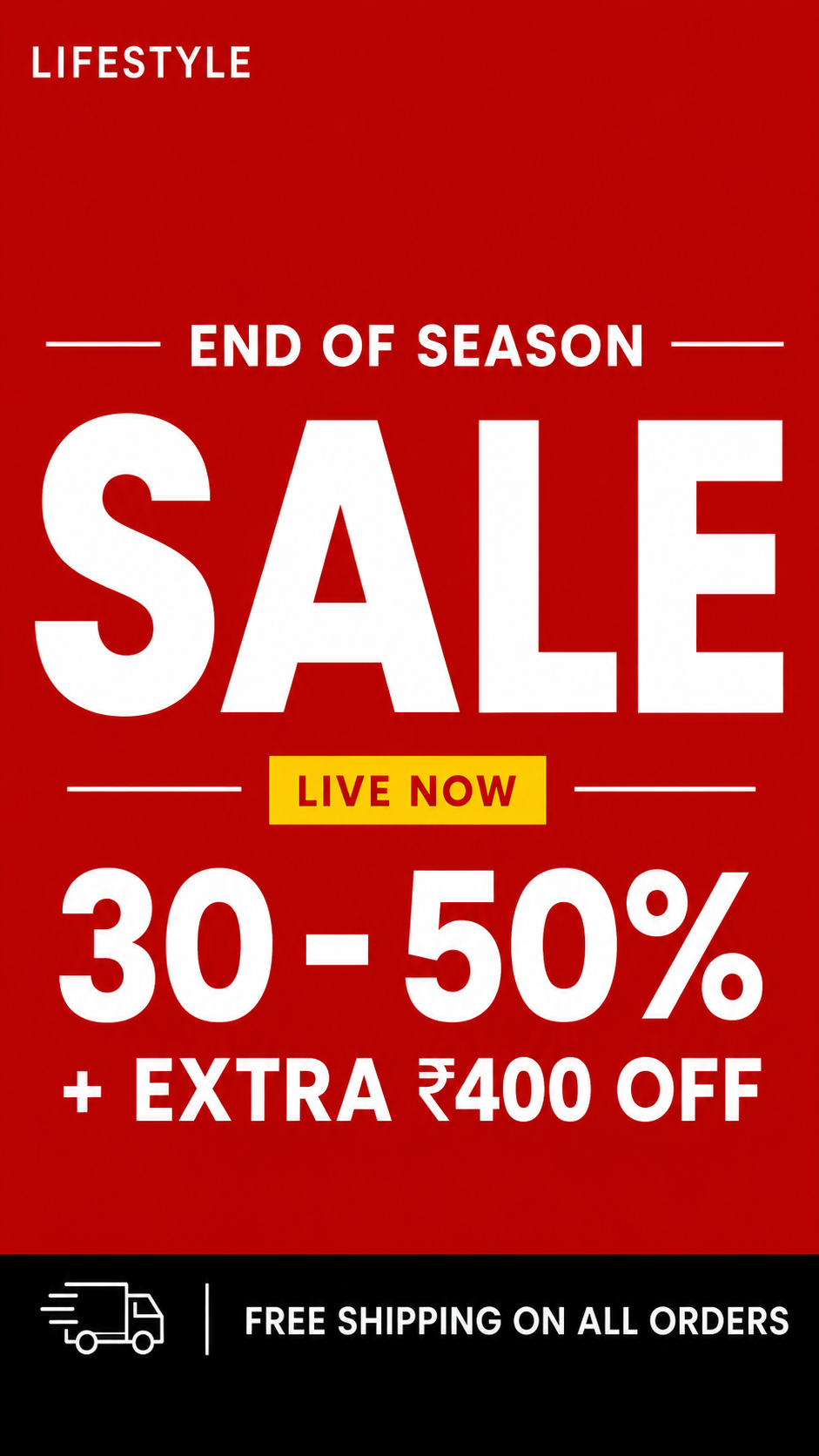 Lifestyle Stores Facebook ad