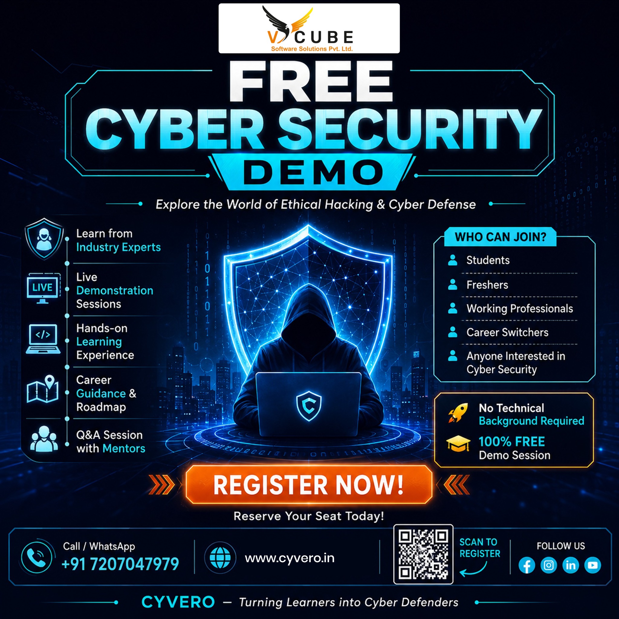 V Cube Software Solutions Pvt Ltd Facebook ad