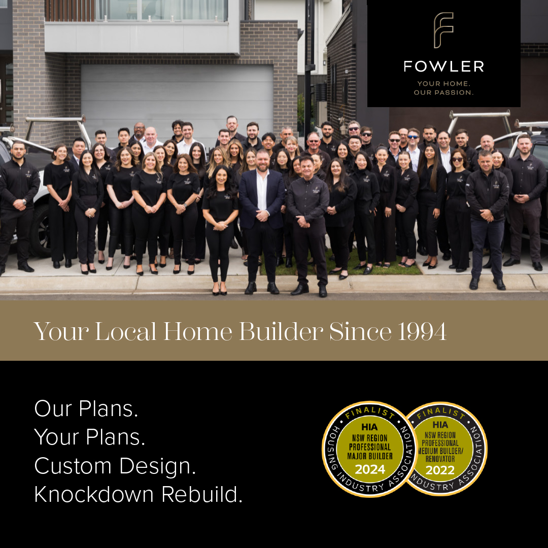Fowler Homes Facebook ad: YOUR LOCAL HOME BUILDER //
