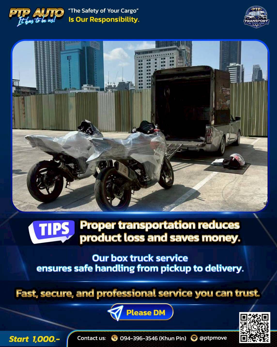 PTP Transportation Company  Facebook ad