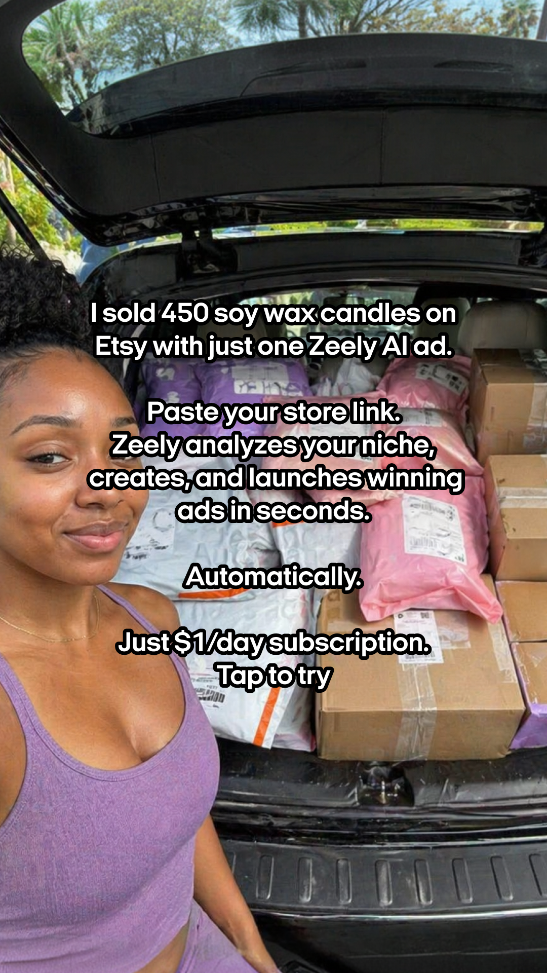 Zeely Facebook ad