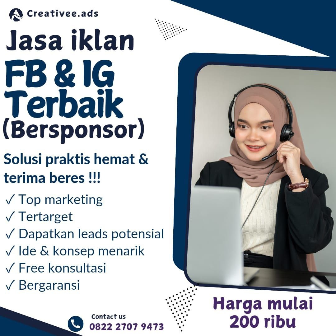 Creativee.ads Facebook ad: Jasa Iklan FB Dan IG.