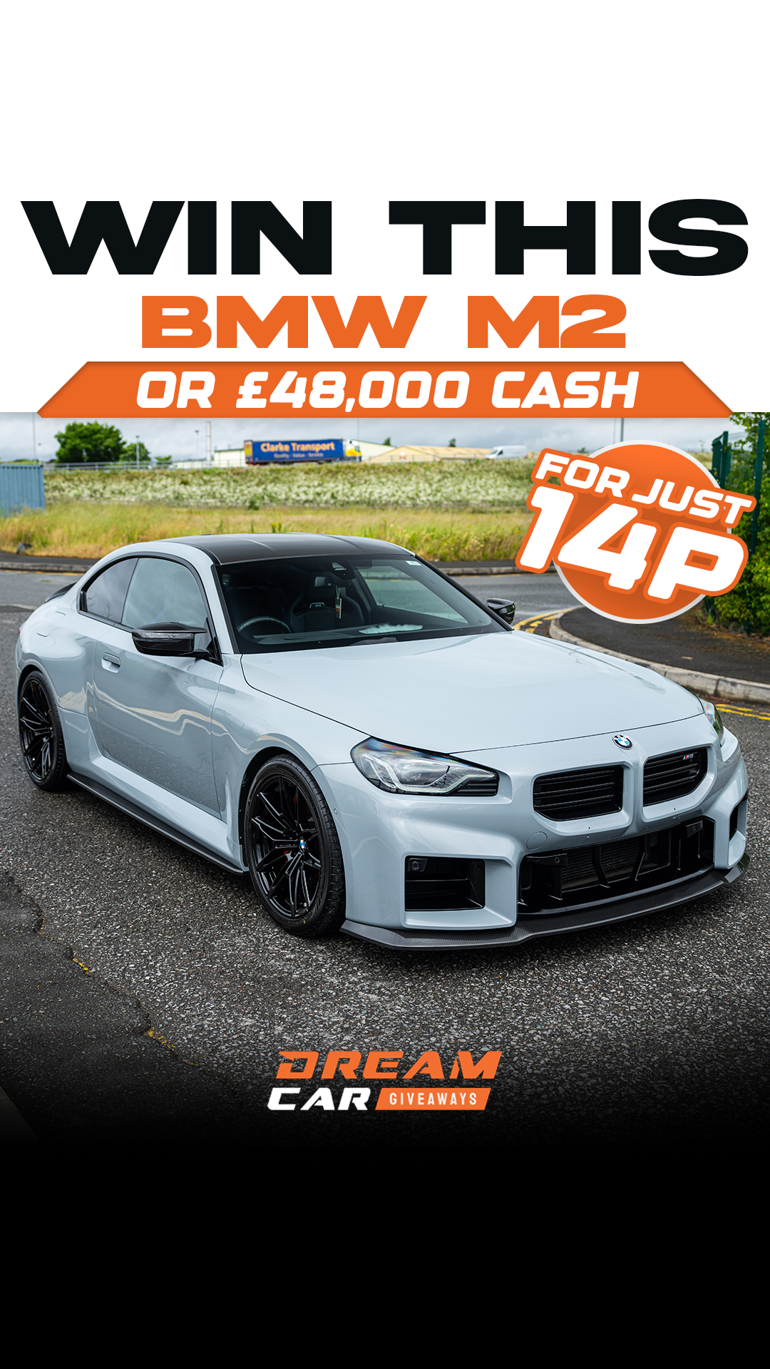 Dream Car Giveaways Facebook ad