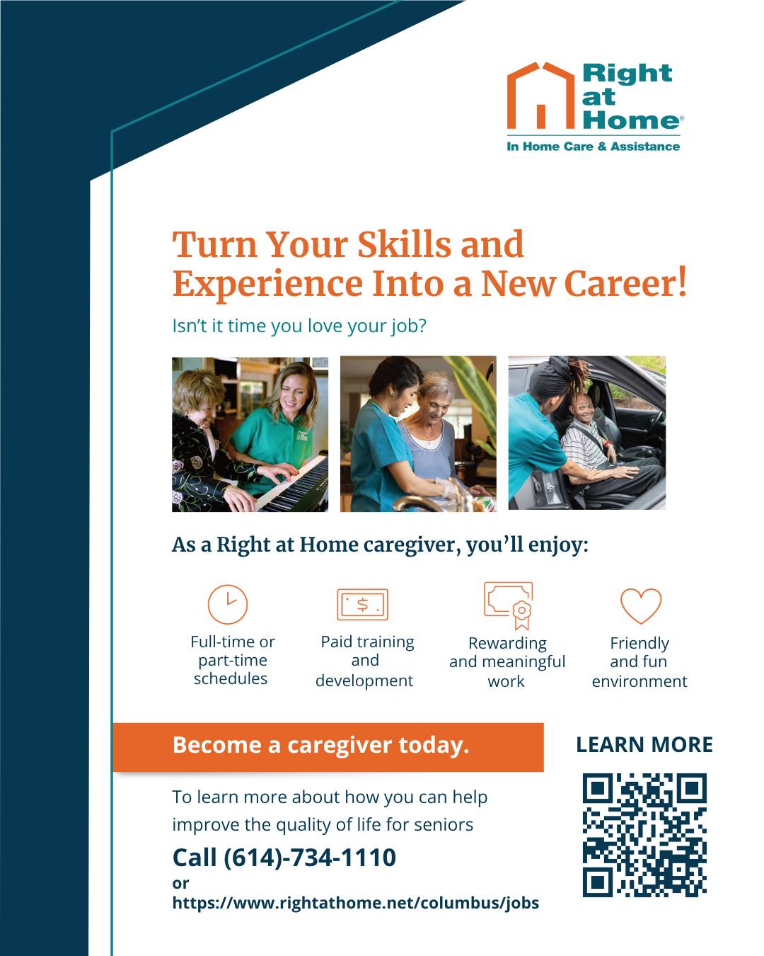 Right at Home Facebook ad: Jobs | Right at Home Columbus