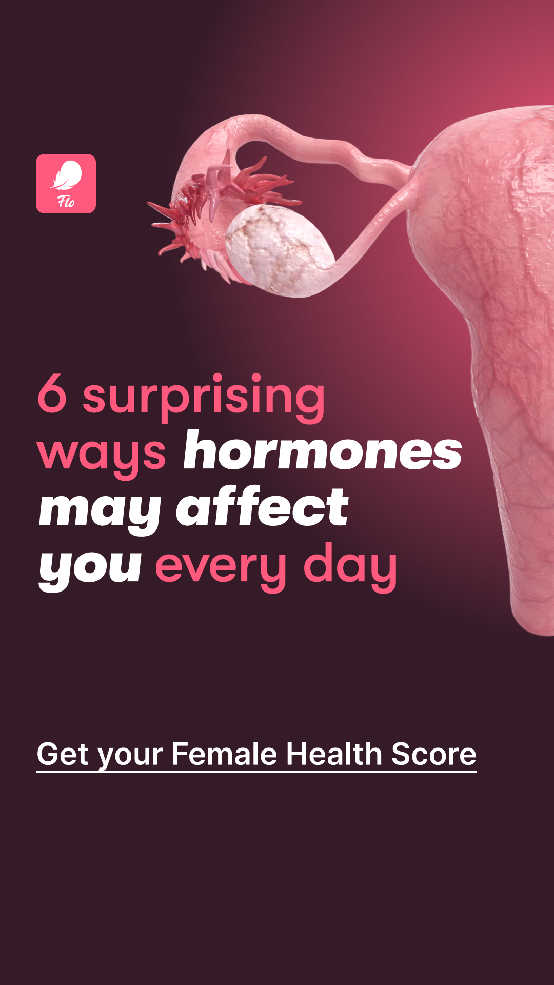 Flo Period Tracker App Facebook ad