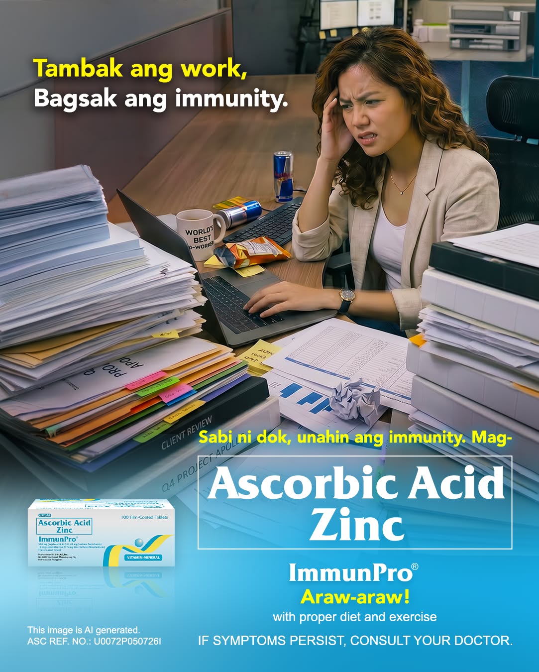 ImmunPro Facebook ad: TAKE IMMUNPRO
