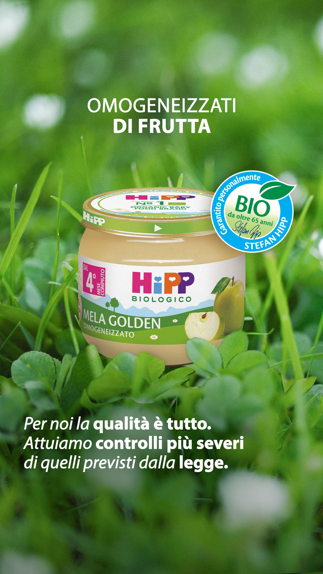 HiPP Biologico Facebook ad: Da oltre 65 anni scegliamo la migliore qualità…