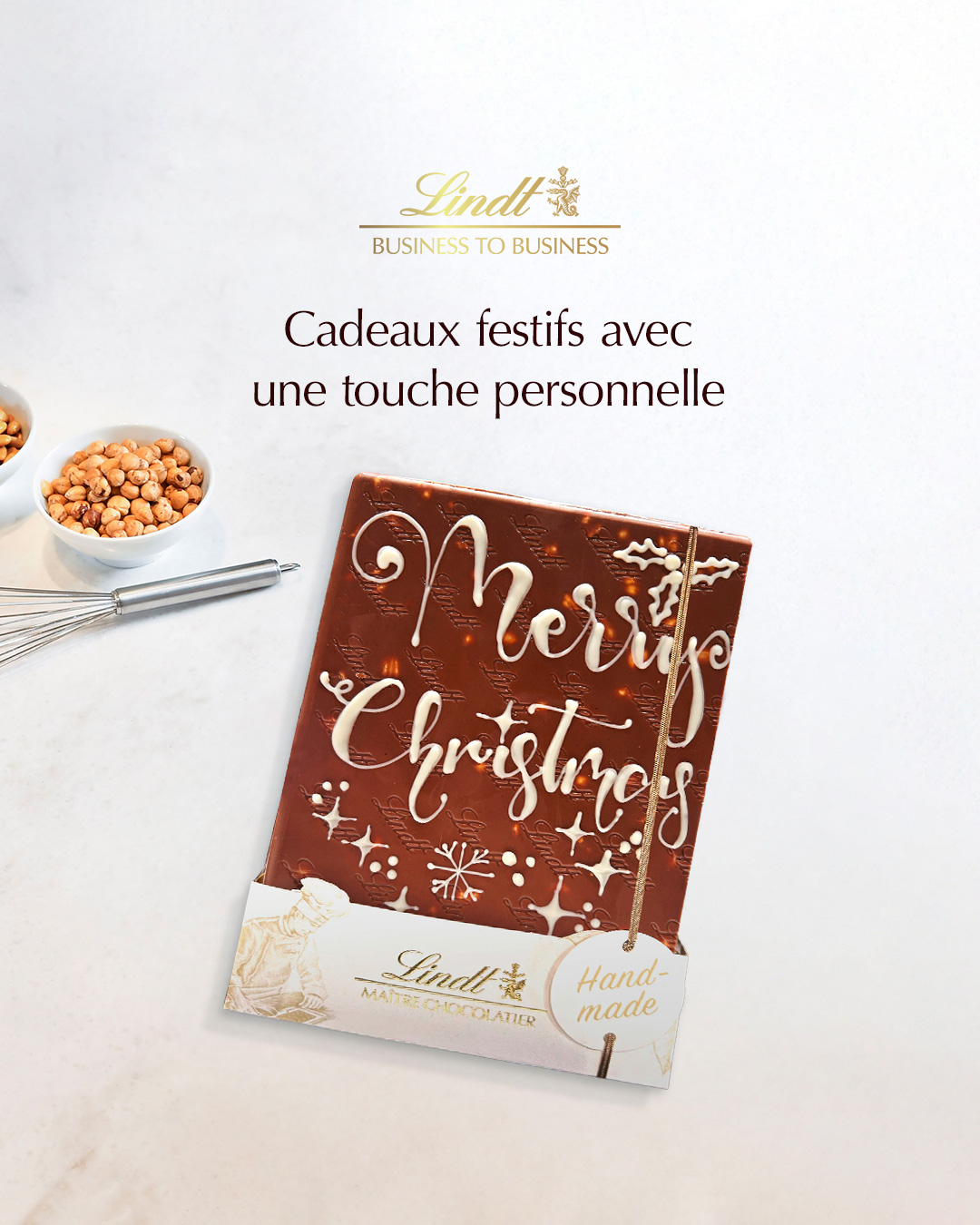 Lindt Facebook ad: Des cadeaux de Noël qui font plaisir