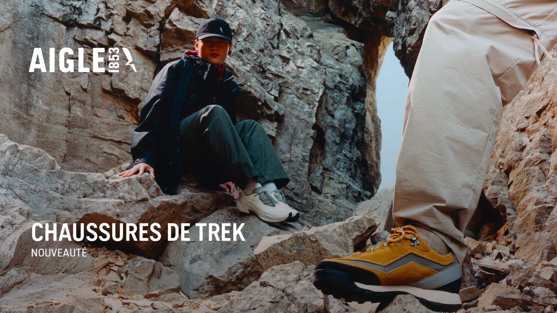 Aigle Facebook ad: Chaussures trek