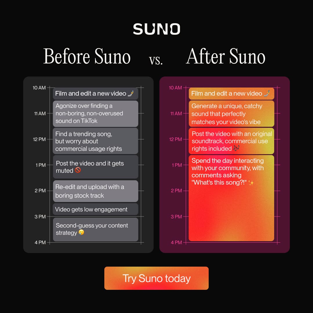 Suno Facebook ad