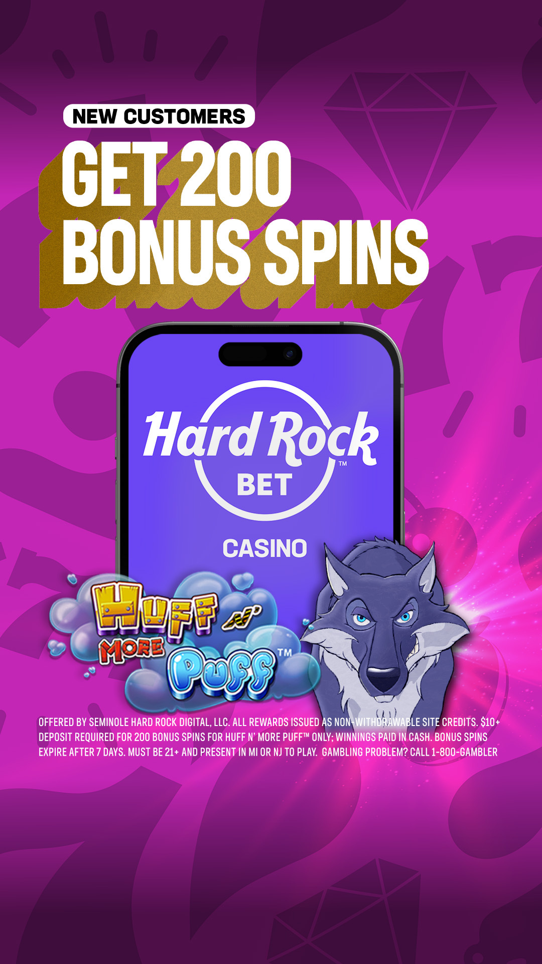 Hard Rock Bet Facebook ad