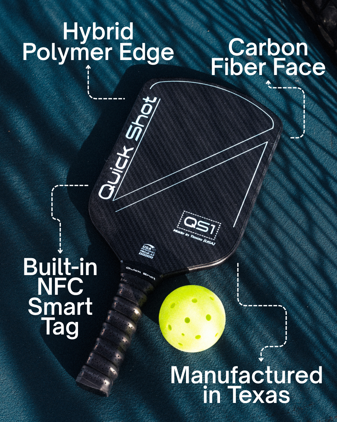 QuickShot Paddles Facebook ad: The most advanced paddle in the game is…