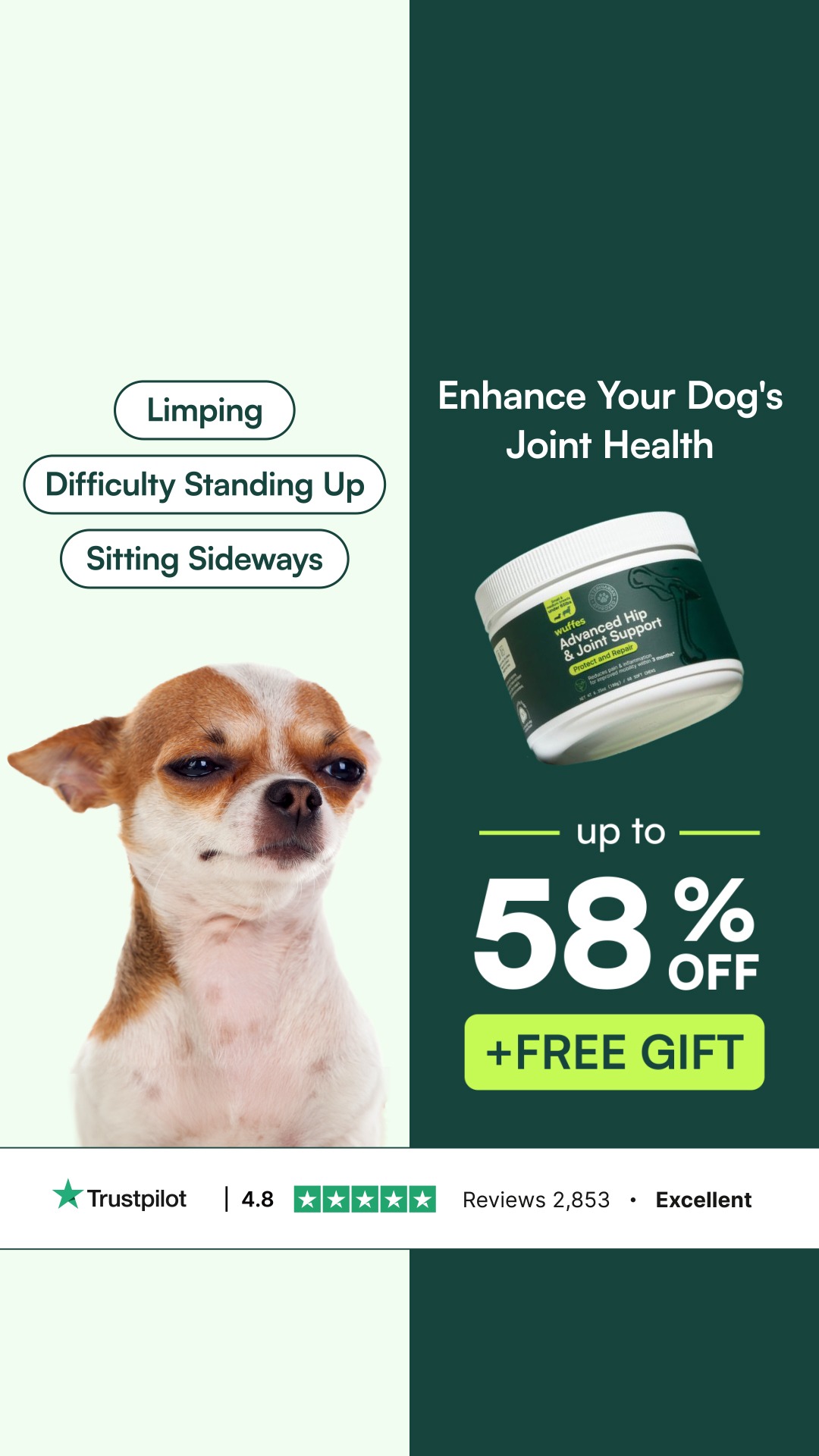 Wuffes Facebook ad