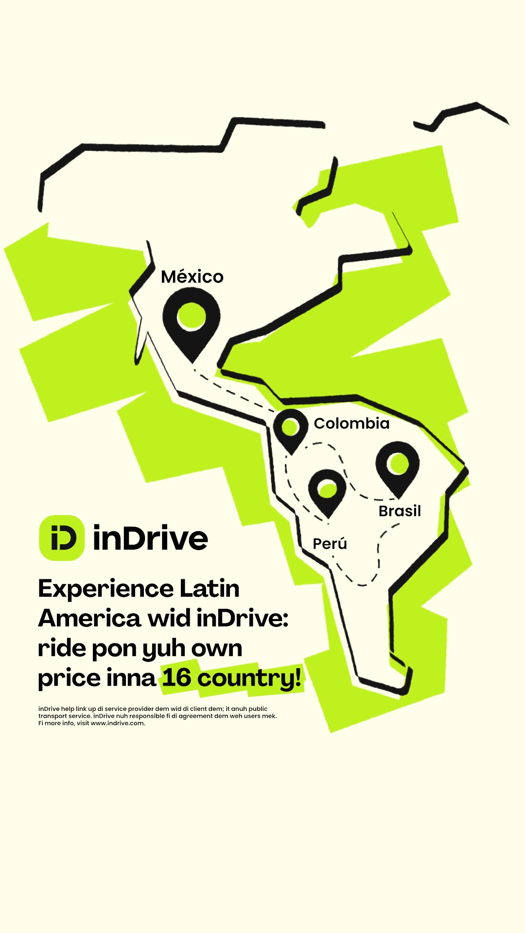 inDrive Facebook ad from May 11, 2026