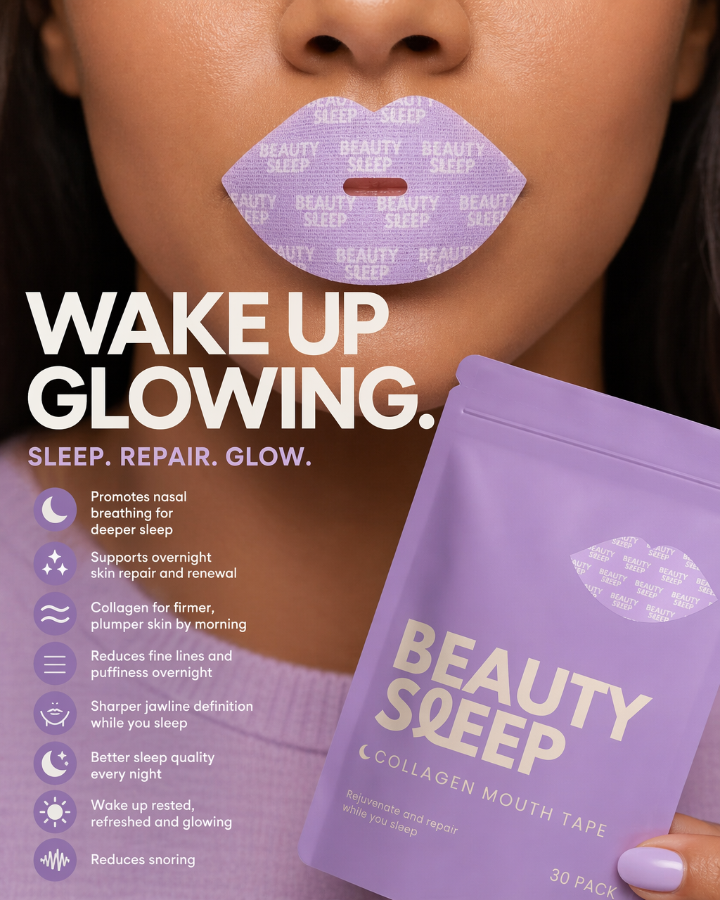 Beauty Sleep Facebook ad