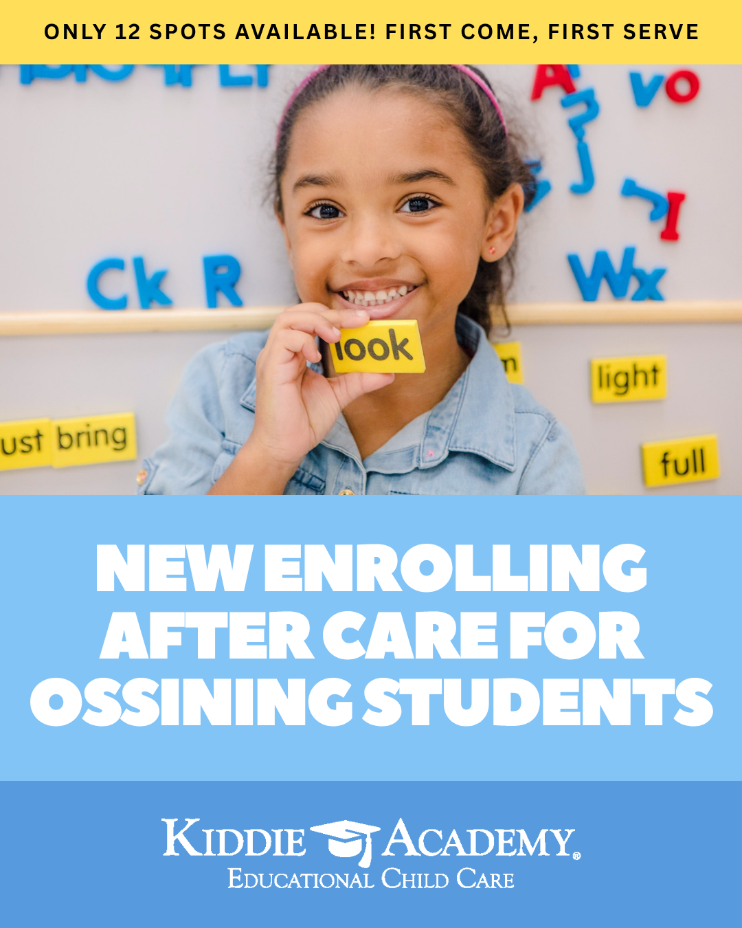 Kiddie Academy of Briarcliff Manor Facebook ad: After Care Enrollment OPEN