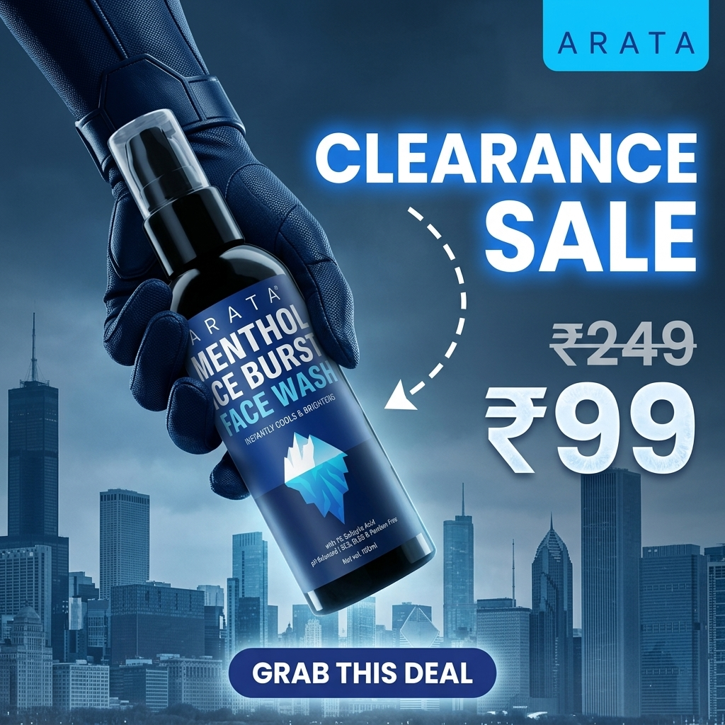 Arata Clearance Sale Facebook ad: Clearance Sale Live