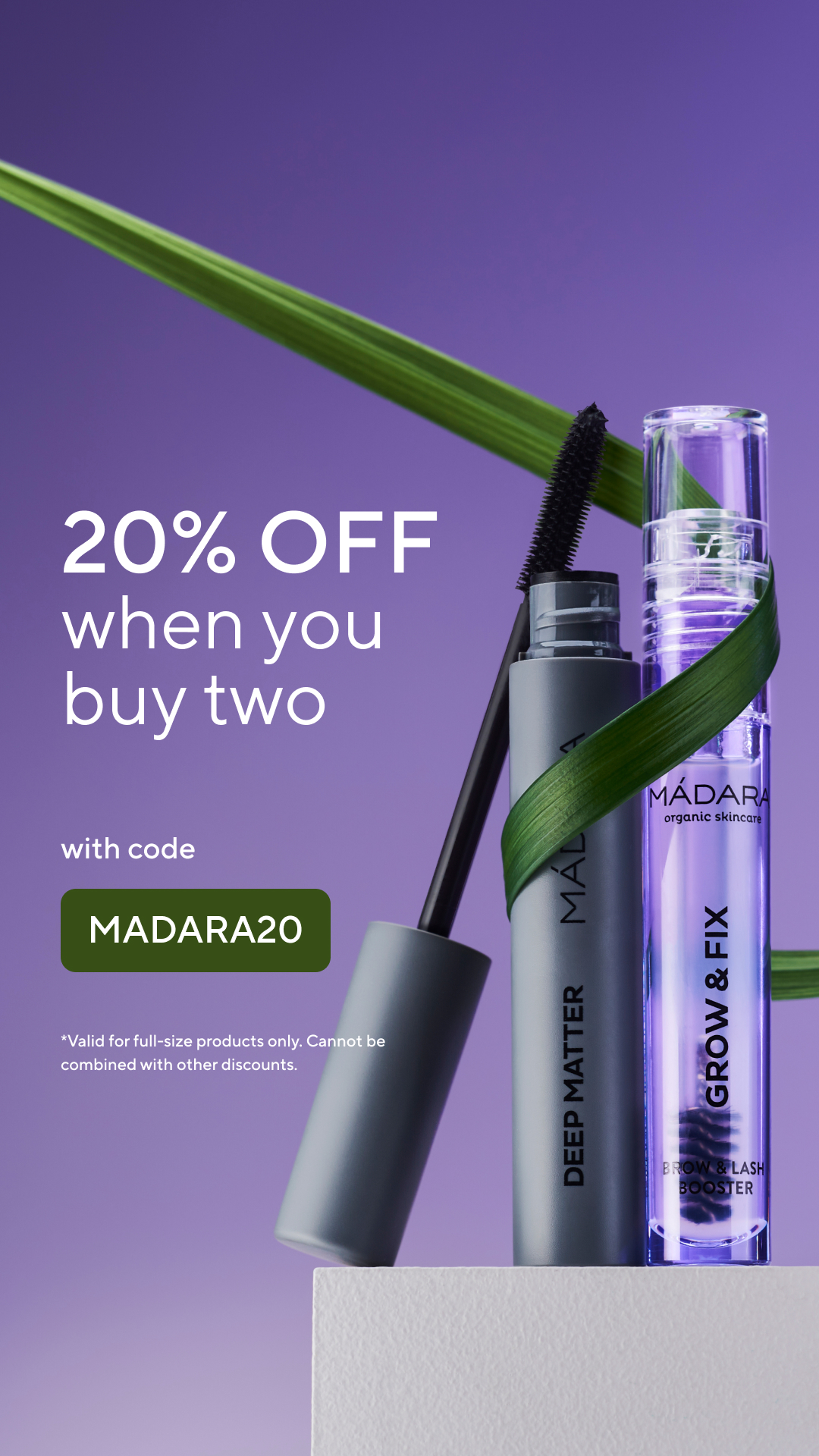Mádara Organic Skincare Facebook ad