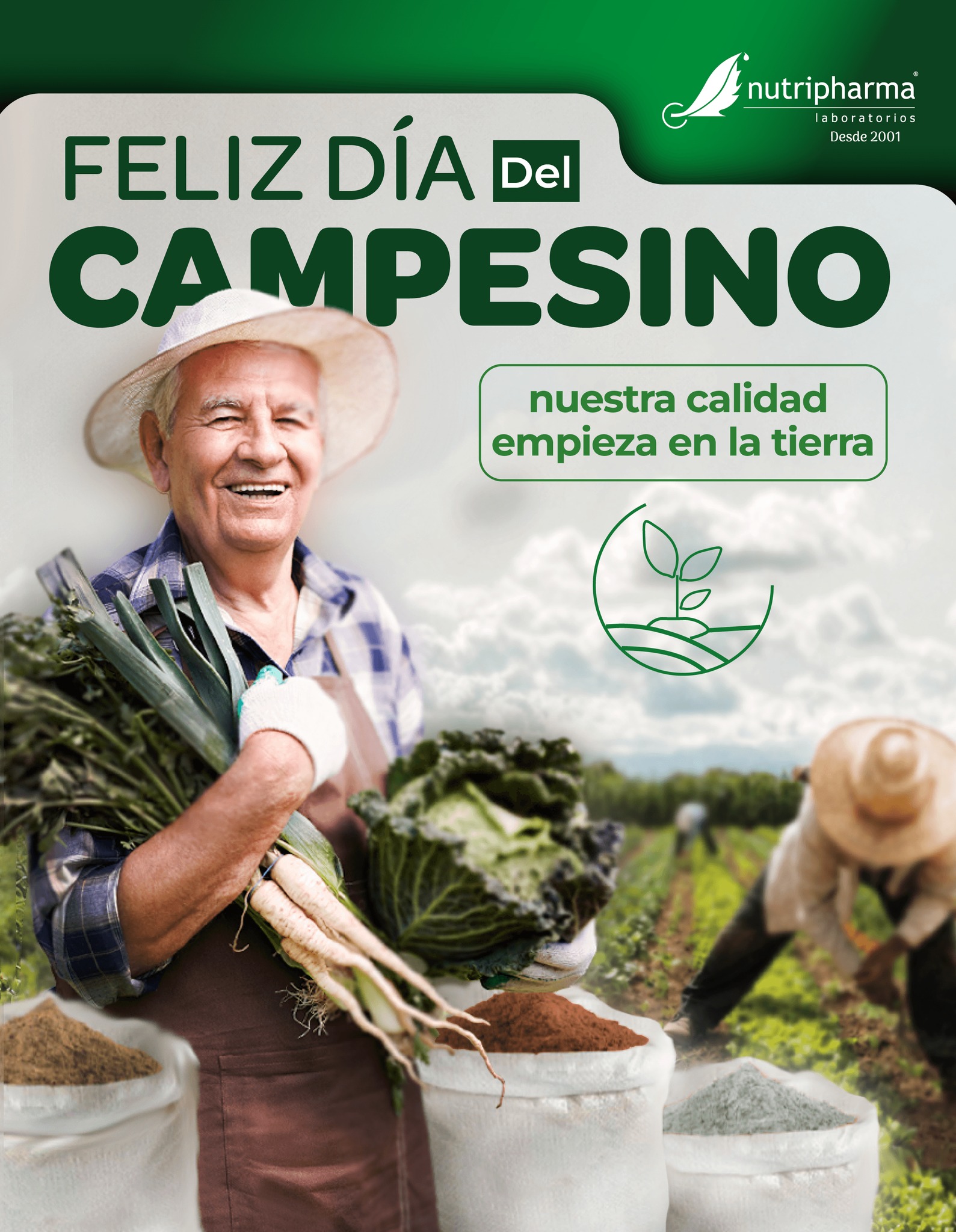 Laboratorios Nutripharma Facebook ad: Hoy celebramos a quienes hacen posible el inicio…
