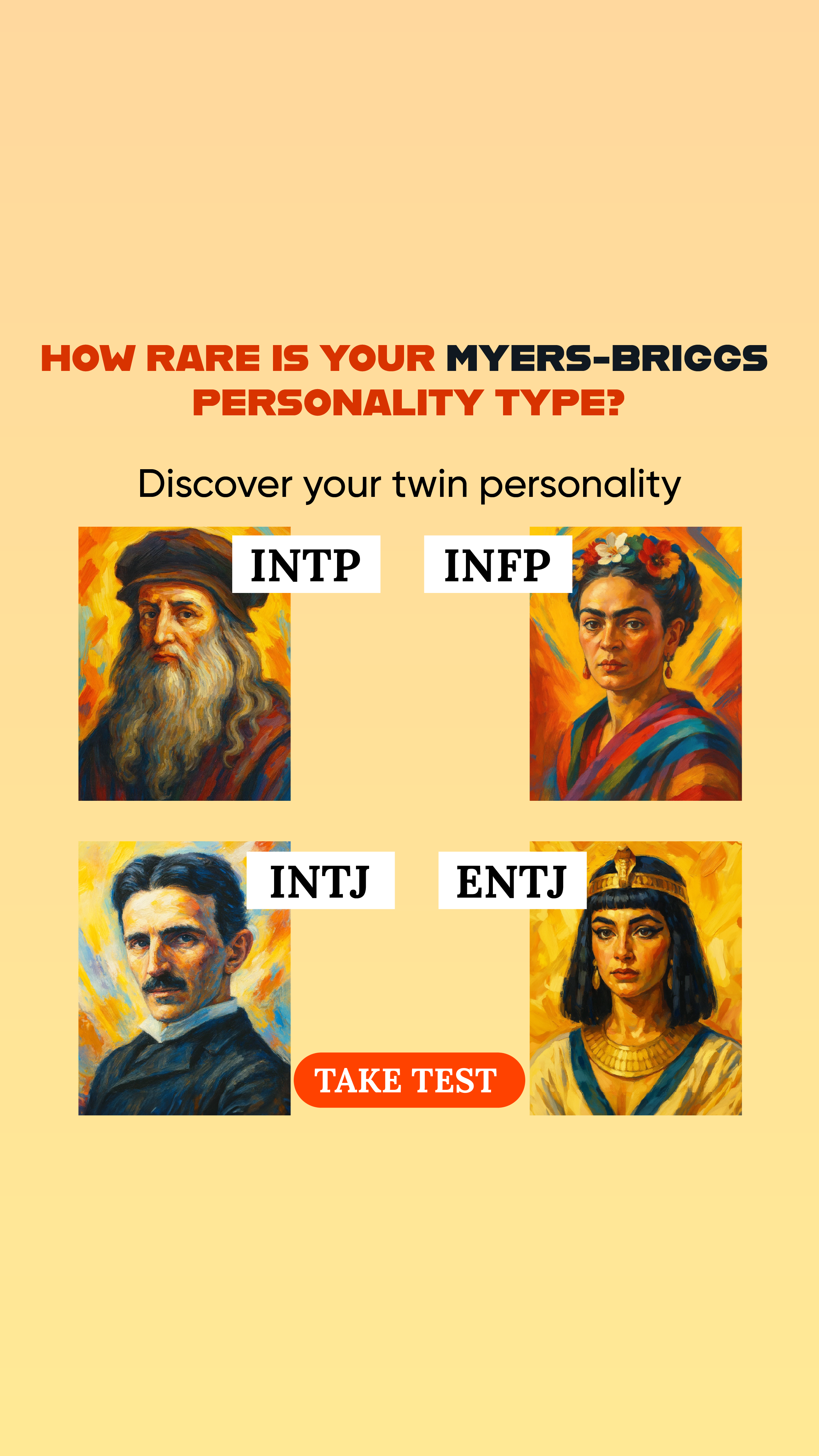 Personality Type Facebook ad