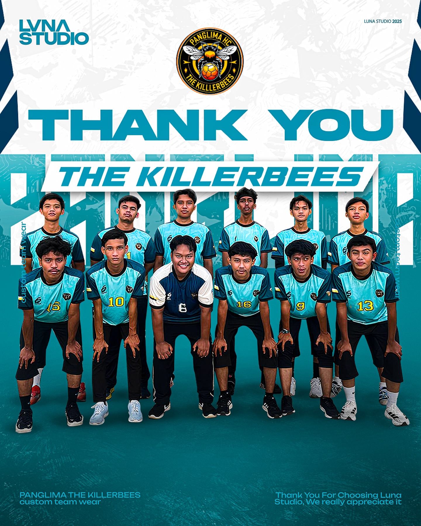 Luna Studio Facebook ad: KELAB PALING PADU DAH CUSTOM JERSEY DENGAN KITAORANG