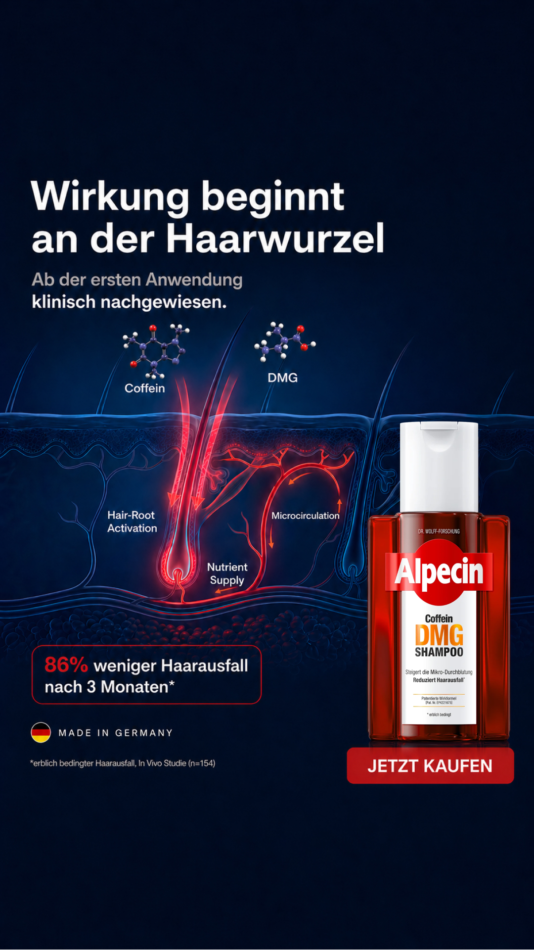 Alpecin Facebook ad