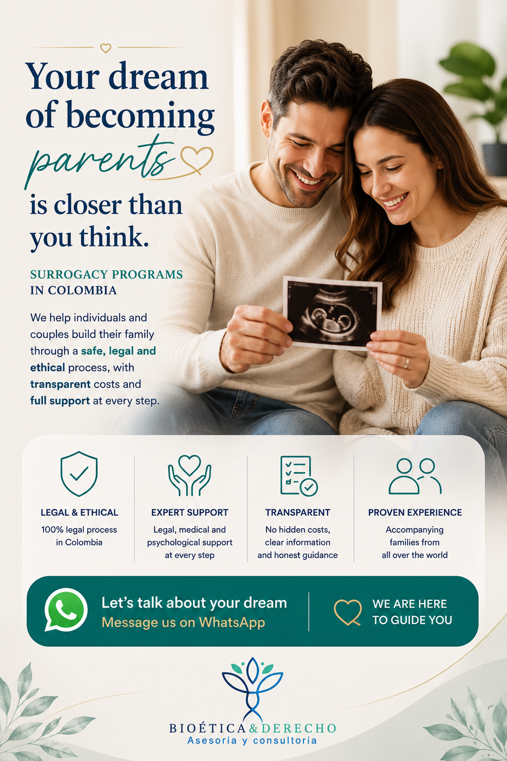 Bioética&Derecho Facebook ad: Surrogacy Programs with Legal Guidance
