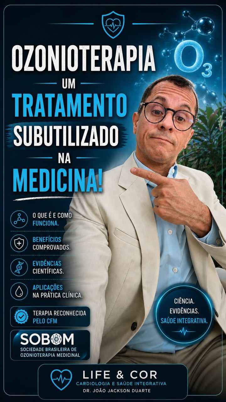 Dr. João Jackson Duarte - Cardiologista, Medicina & Nutrição Funcional Facebook ad: @sobombr @dramariaemiliagadelha