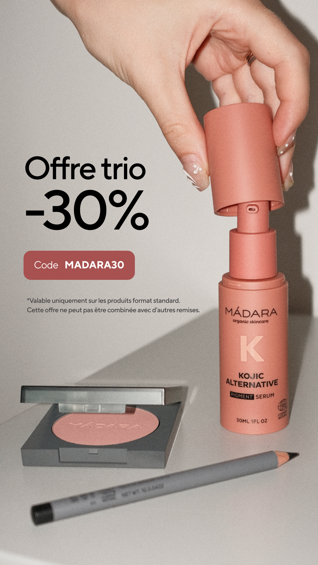Mádara Organic Skincare Facebook ad