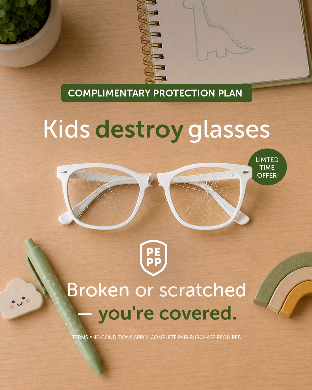 Pearle Vision Facebook ad