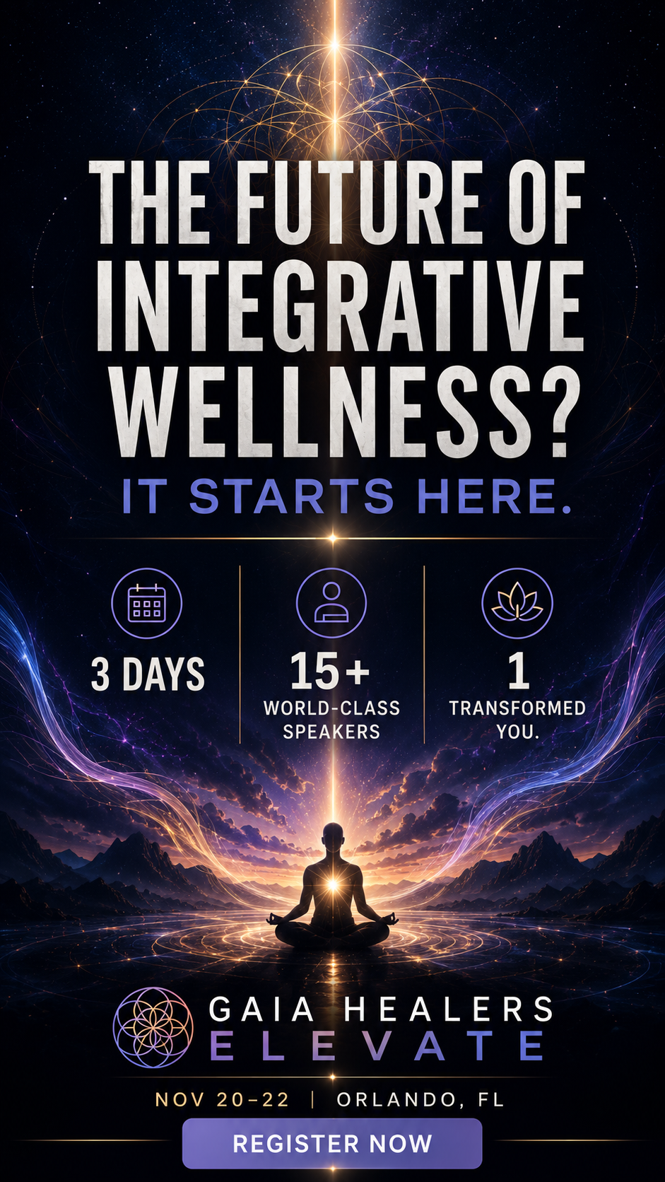 Gaia Healers Facebook ad