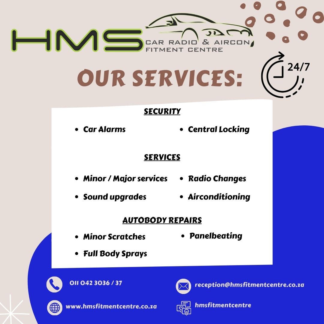 HMS Fitment Centre Facebook ad: All Your Vehicle Needs, One Trusted Workshop