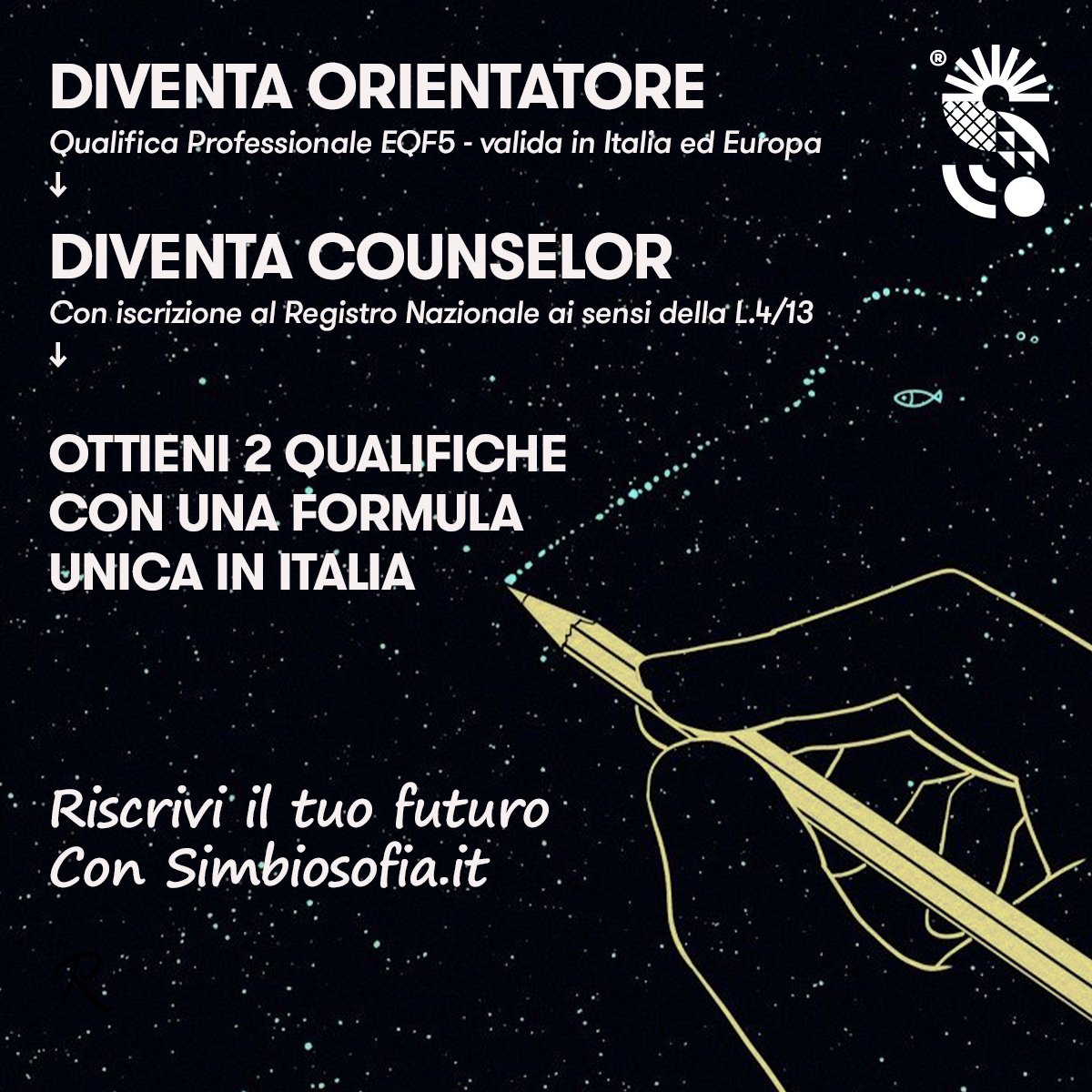 Simbiosofia Facebook ad: Diventa orientatore e counselor